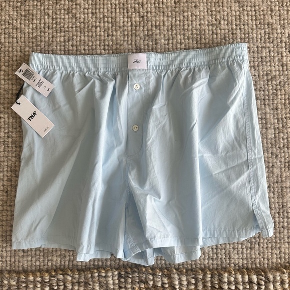 TNA Women's Shorts - Light Blue and Cream - Picture 2 of 3